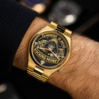 Where Is My Money – Hand-painted custom Citizen Tsuyosa Automatic featuring guardian and diamond artwork, a bespoke timepiece