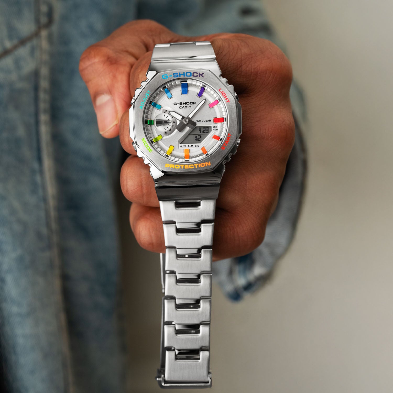 G-Shock CasiOak Full Metal Rainbow – Custom Timepiece – IFL Watches