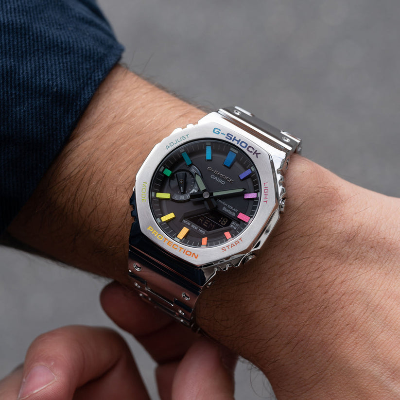 G-Shock CasiOak Full Metal Rainbow – IFL Watches