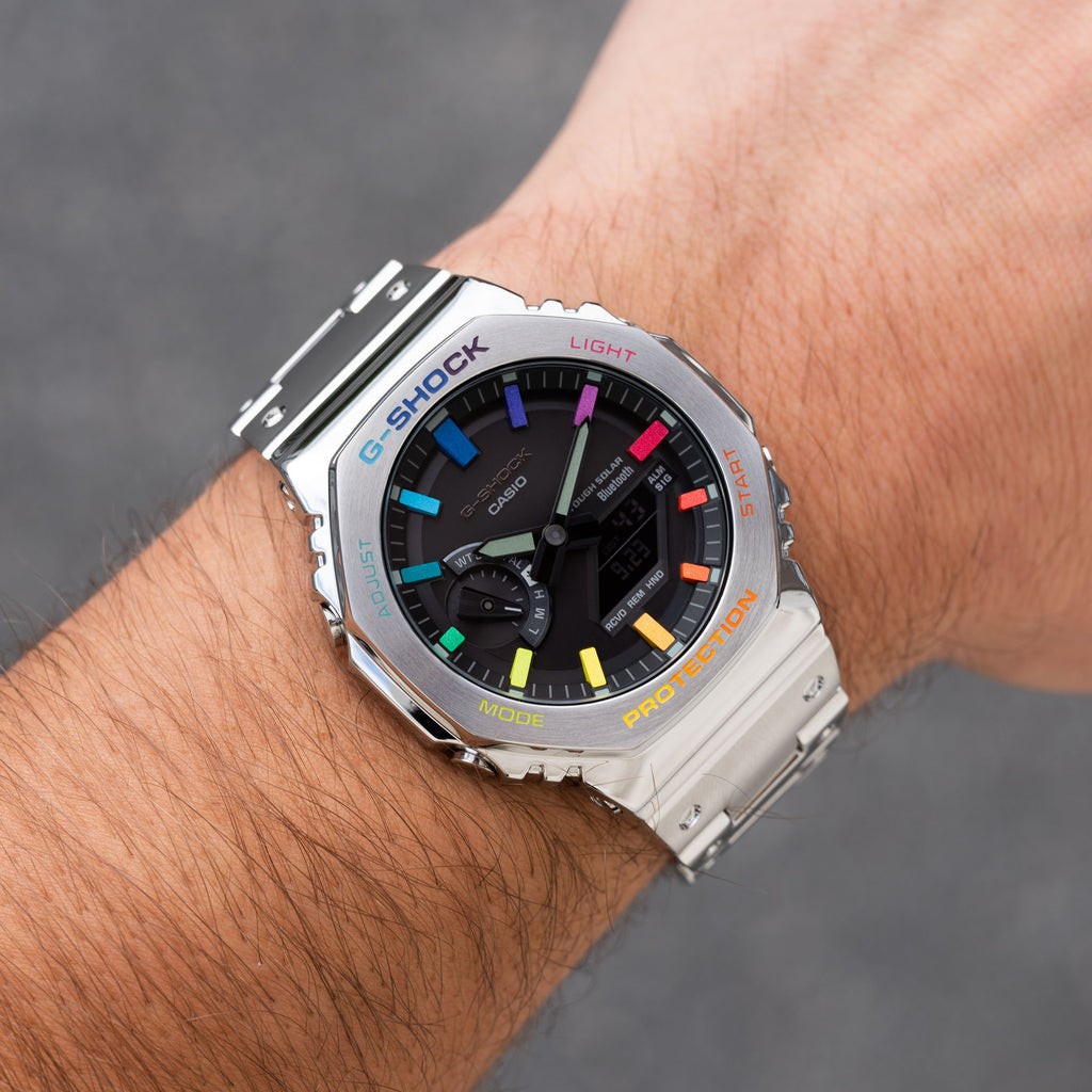 G-Shock CasiOak Full Metal Rainbow – IFL Watches