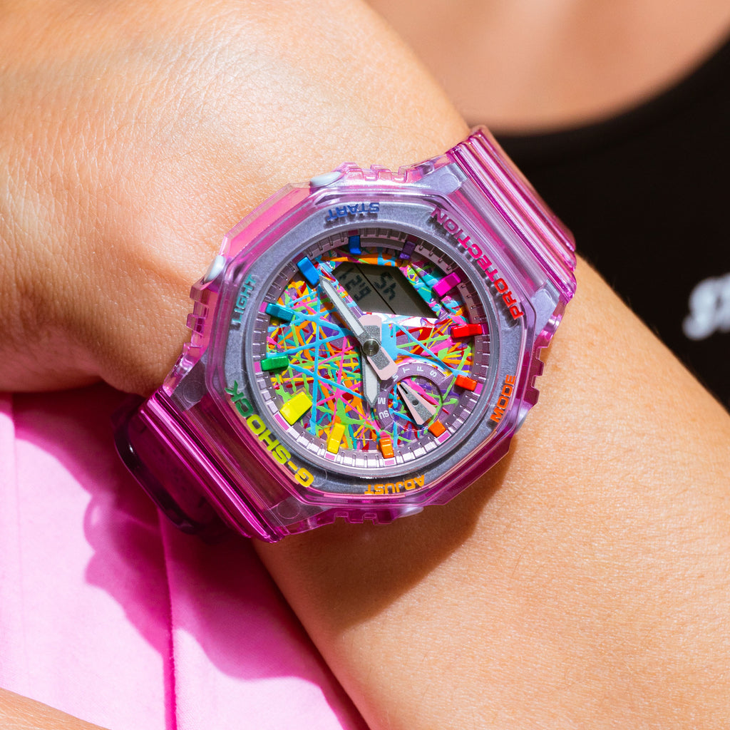 CASIO G-SHOCK カラフル腕時計 G-Shock CasiOak Grape Fizz – Limited Edition – IFL Watches