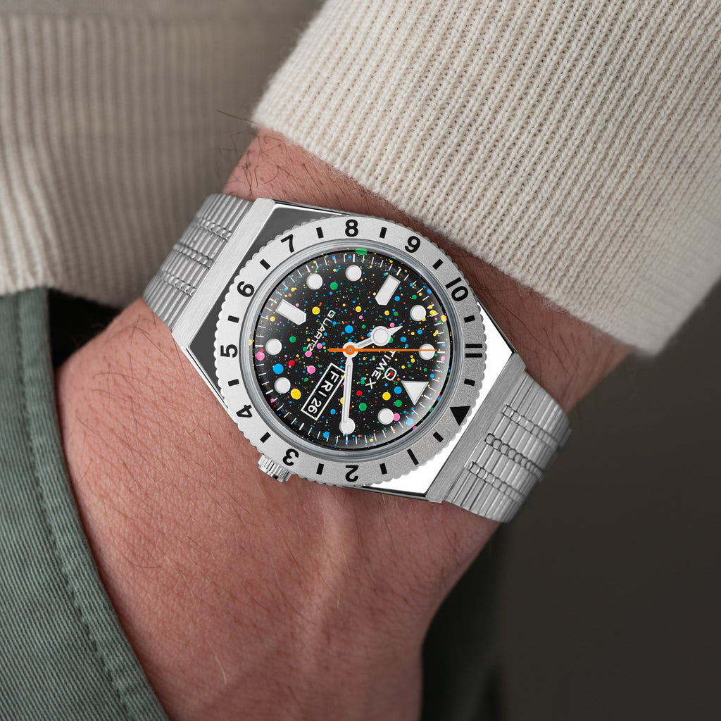 Timex Q Mirage – Exclusive hand-painted timepiece from Timex Q Diver Custom Collection