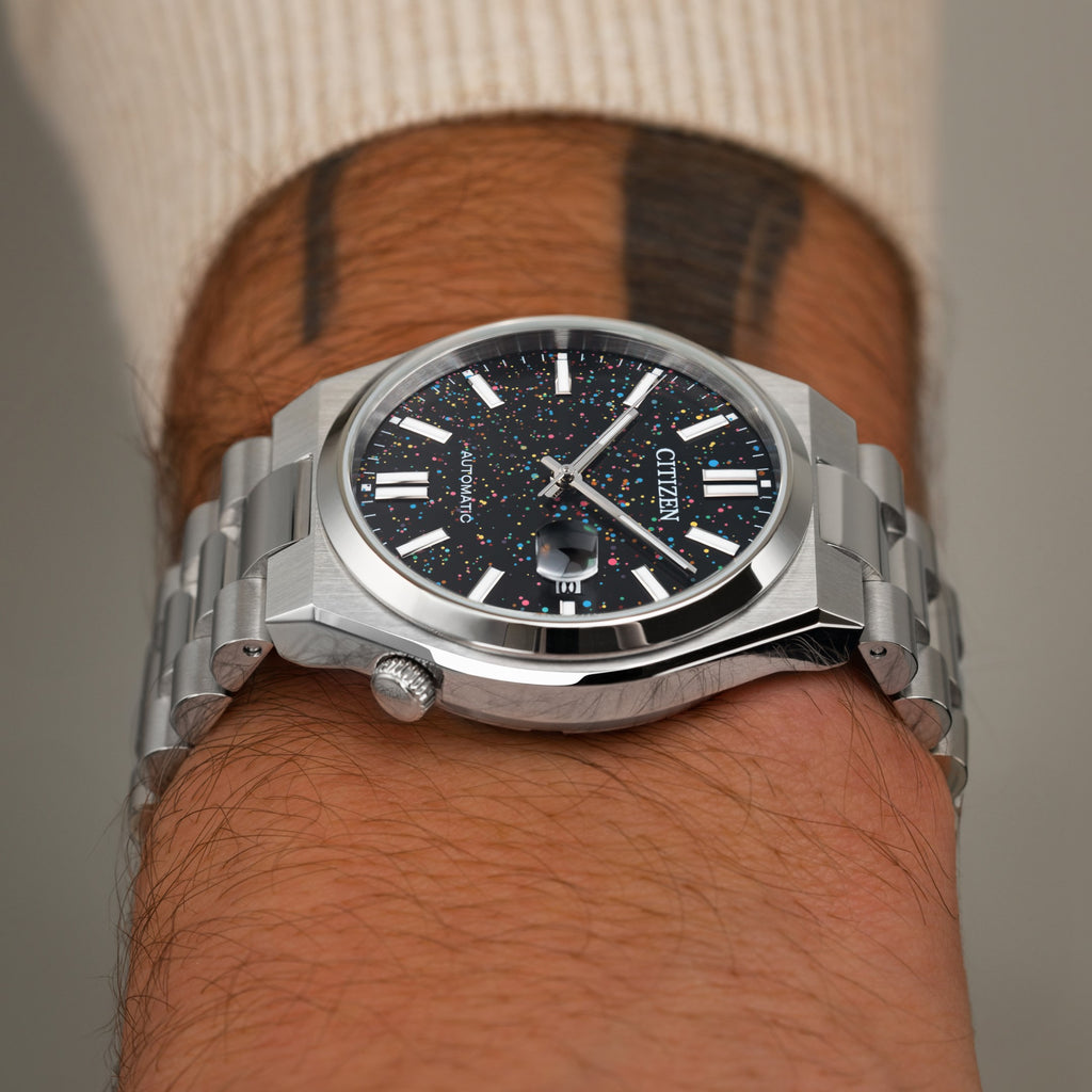 Tsuyosa Galaxy Concept on Citizen Tsuyosa Automatic Black Dial Limited Edition