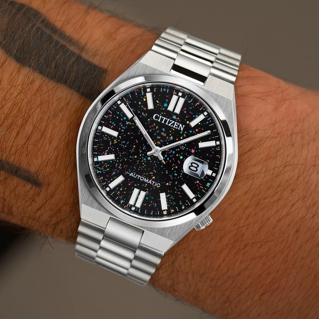 Tsuyosa Galaxy Concept on Citizen Tsuyosa Automatic Black Dial Limited Edition