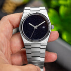 Aventurine Steel Concept – Custom natural aventurine stone dial on stainless steel watch, bespoke timepiece by IFL Watches