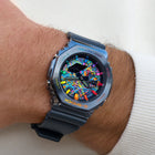 G-Shock CasiOak Blue Freak Rainbow