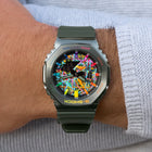 G-Shock CasiOak Green Freak Rainbow