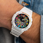 G-Shock CasiOak White Freak Rainbow