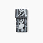 Charcoal Panda Leather Watch Pouch
