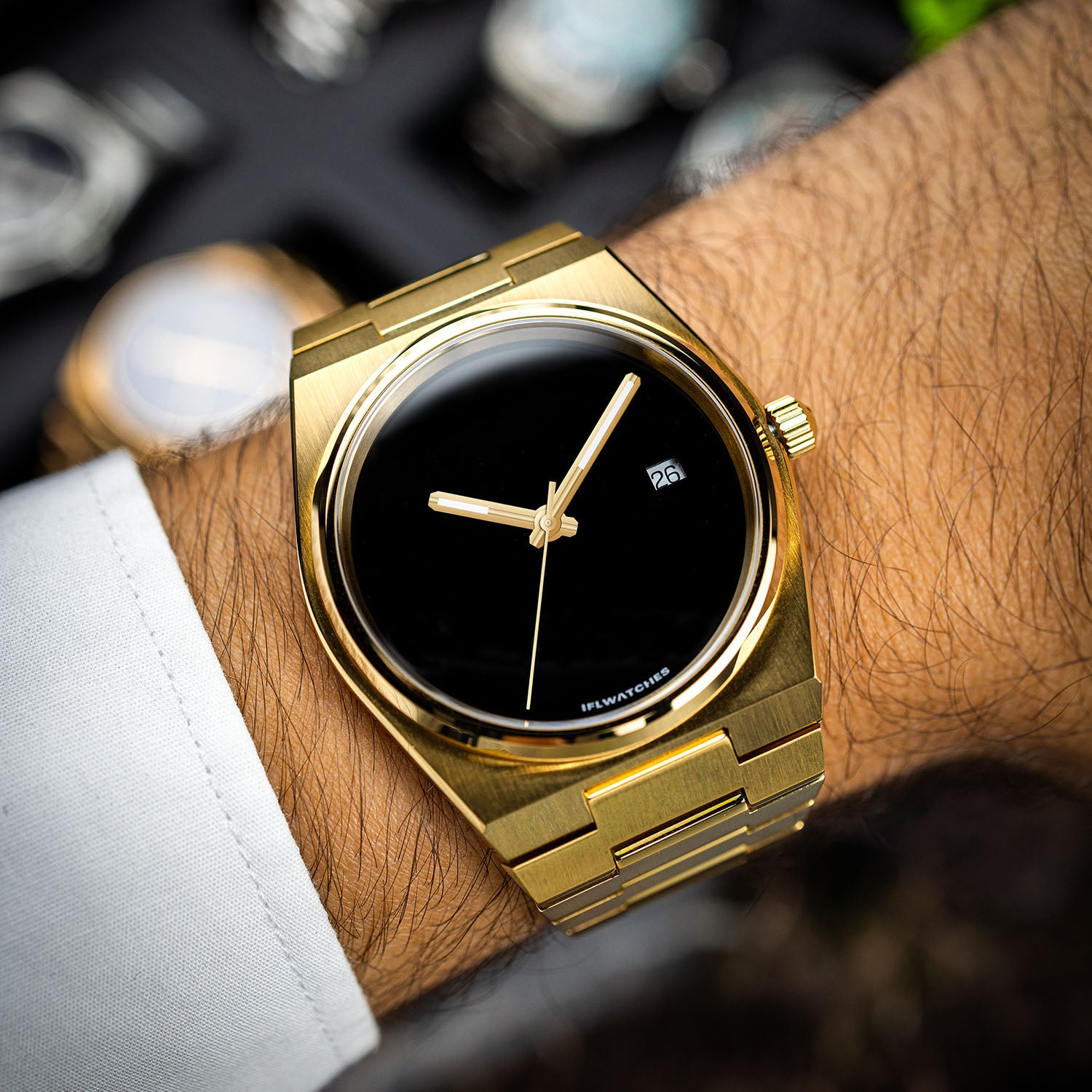 Onyx Gold Concept – Natural Stone Dial – IFL Watches