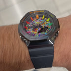G-Shock CasiOak Blue Freak Rainbow